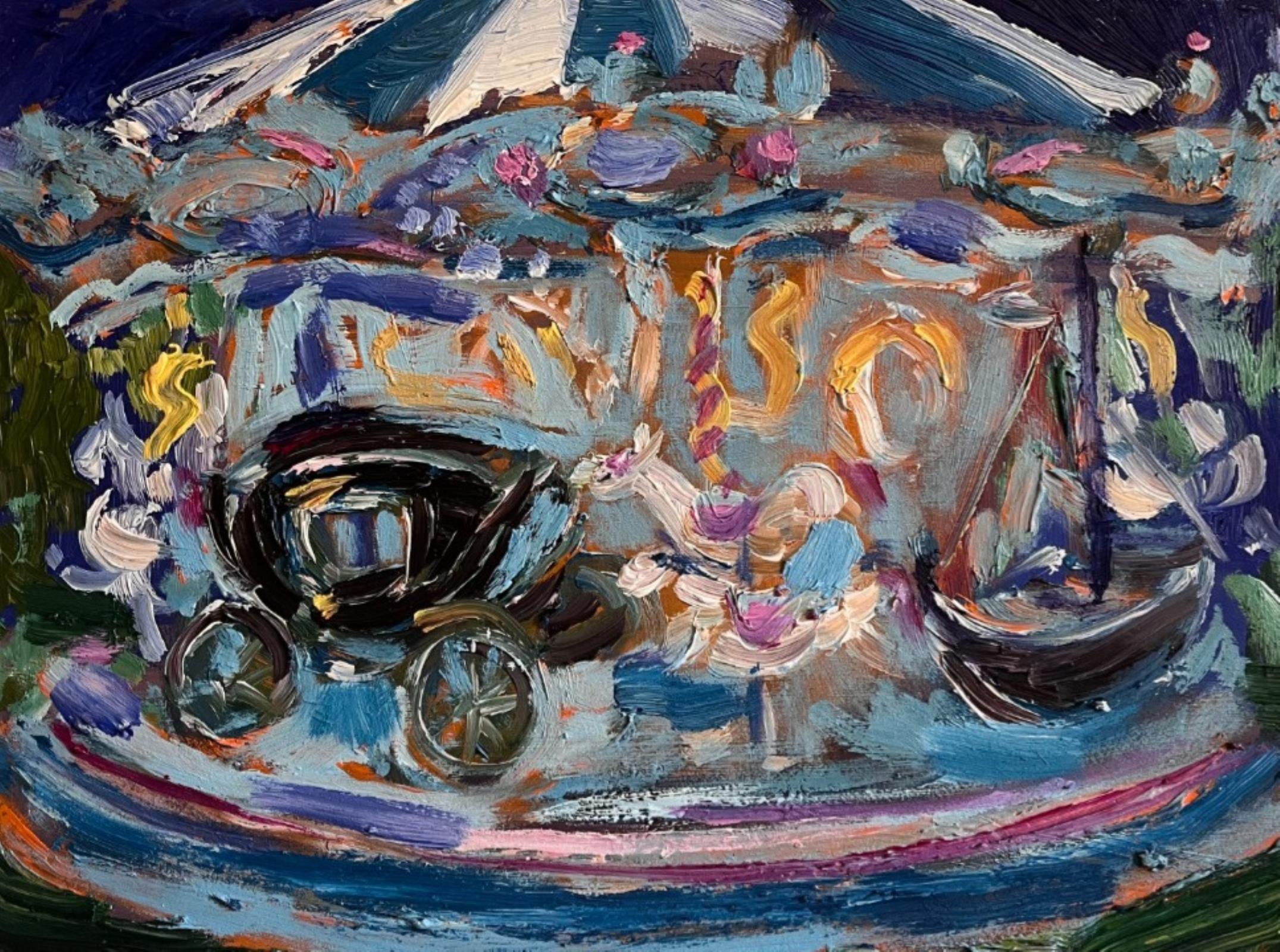 Carousel with Carriage 